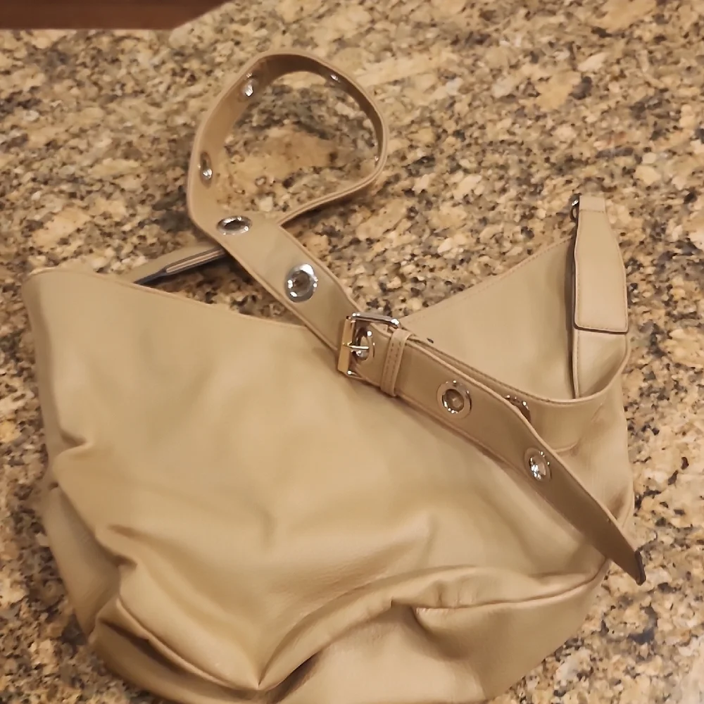 NY Collection Beige Hobo‎ Bag